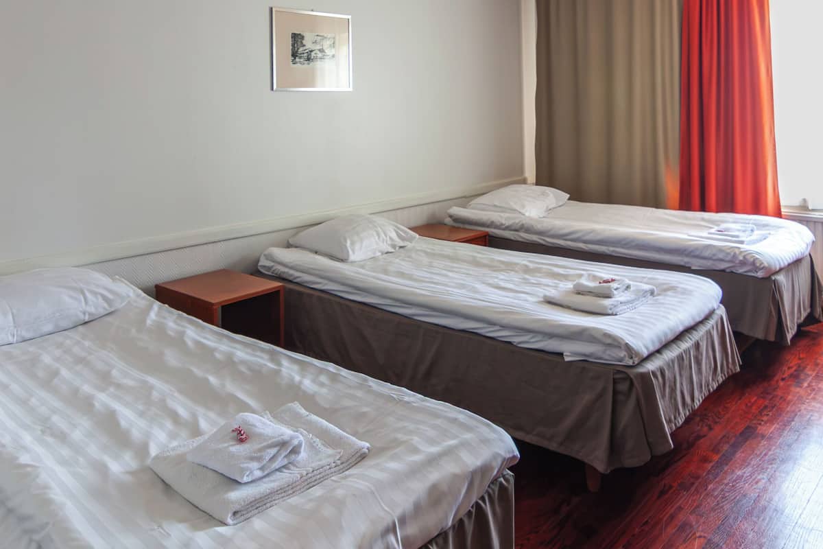 Triple Room | Blackout drapes, iron/ironing board (on request), WiFi (free)