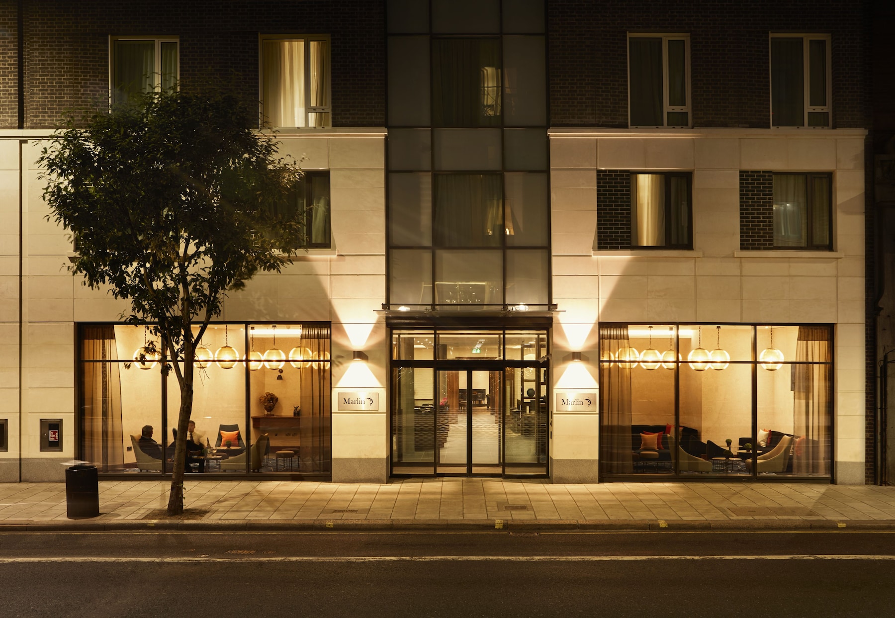 Front of property – evening/night