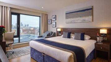 Premium Studio, 1 King Bed, City View | 1 chambre, literie de qualité supérieure