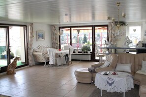 Apartment, 3 Bedrooms, Terrace, Hill View | Living room - Basel Fair - Amazing Penthouse (Weil am Rhein)