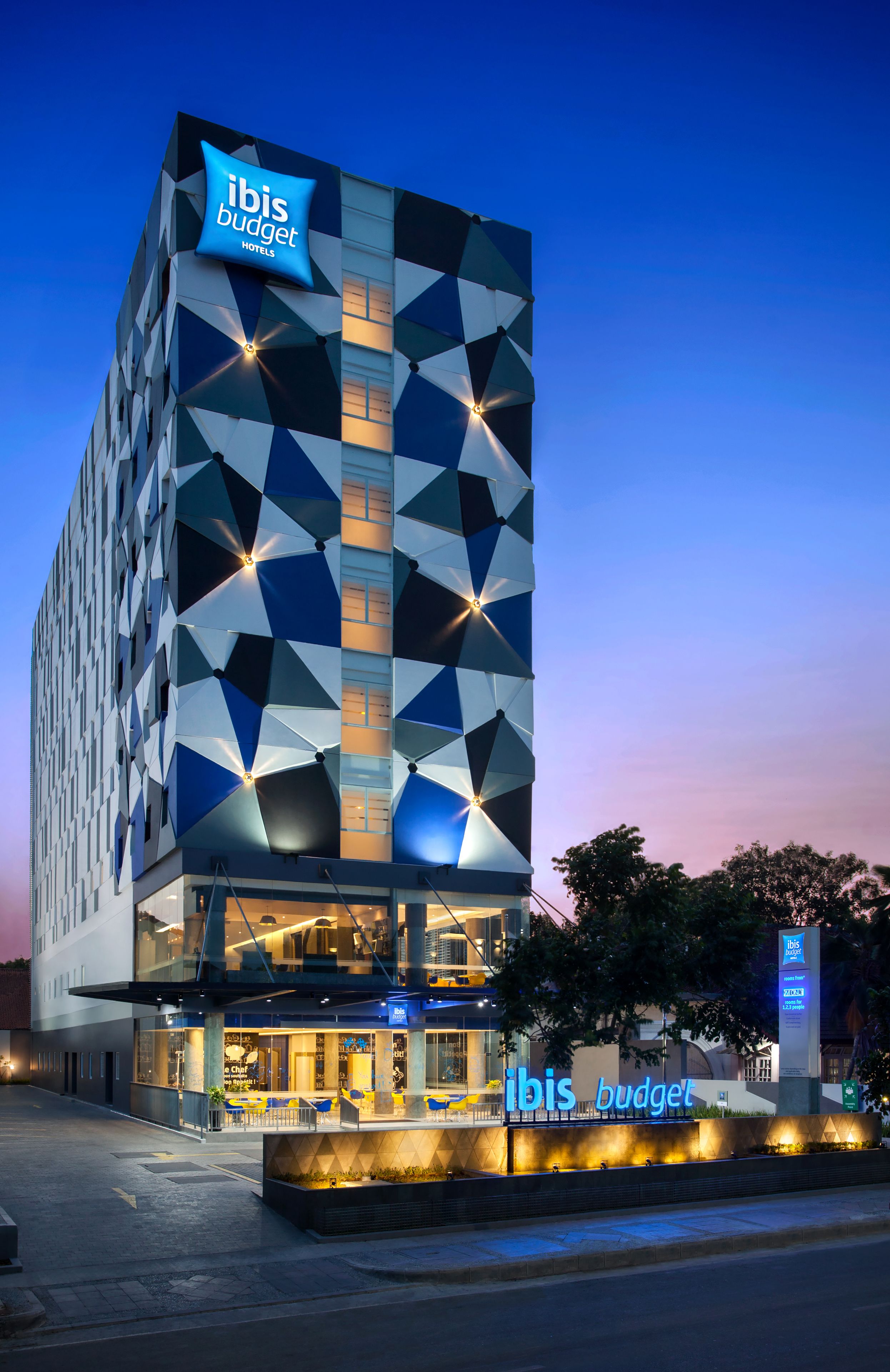 Front of property – evening/night