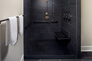 Suite, 1 King Bed | Bathroom | Designer toiletries, hair dryer, towels, soap - Watt Hotel Rahway, Tapestry Collection by Hilton (Rahway)