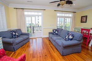 Luxury-Haus, 3 Schlafzimmer, Meerblick | Wohnzimmer