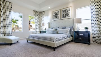 Deluxe House, 5 Bedrooms | 1 bedroom, iron/ironing board, free WiFi, bed sheets