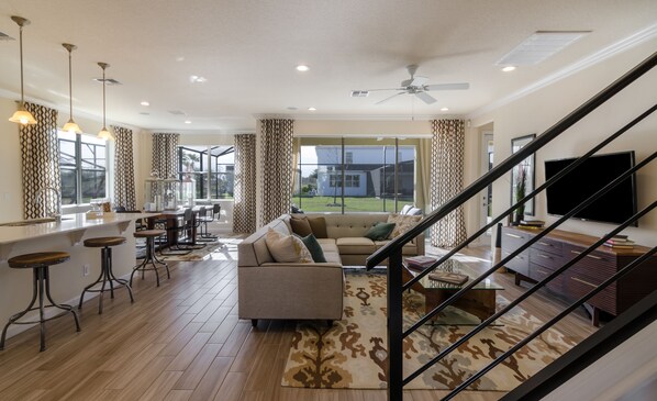 Deluxe huis, 5 slaapkamers | Woonruimte