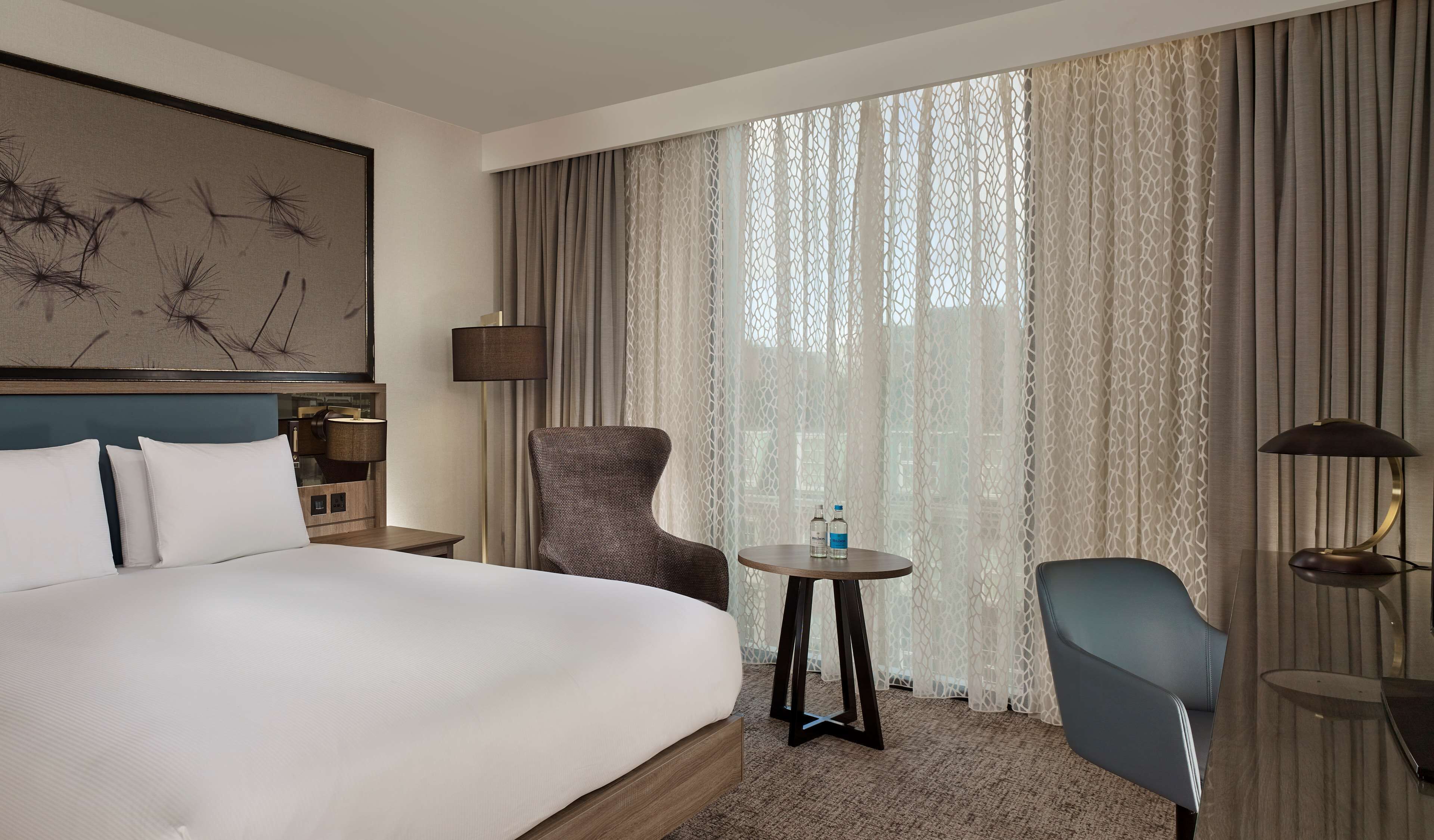 hypo-allergenic bedding, in-room safe, desk, laptop workspace