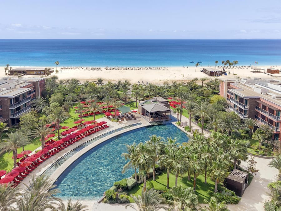 2 outdoor pools, open 9:00 AM to 6:00 PM, pool umbrellas, sun loungers