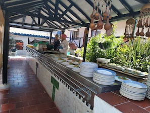 Breakfast, lunch and dinner served - Hotel Rural La Esperanza (Suesca)