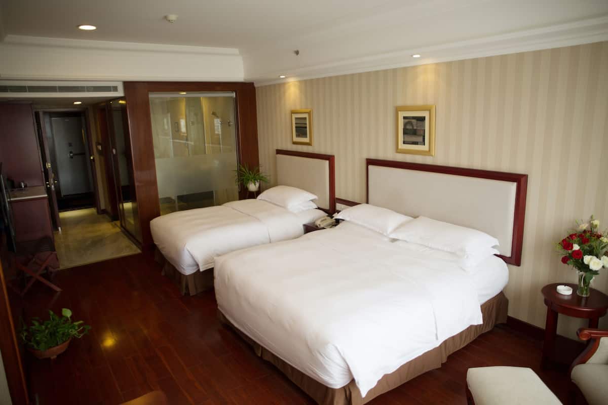 Minibar, Zimmersafe, Schreibtisch, Verdunkelungsvorhänge