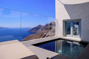 Suite, Hot Tub, Sea View (King, Outdoor Hot Tub) | Terrace/patio - Keti Hotel (Santorini)