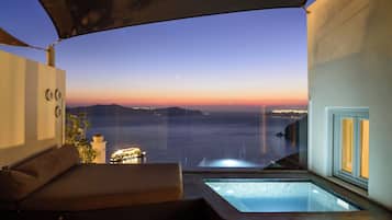 Suite, Whirlpool, Meerblick (King, Outdoor Hot Tub) | Terrasse/Patio