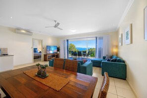 2 Bedroom Apartment 5  | Living area | Flat-screen TV, DVD player - Blue Waters Views (Whitsundays)