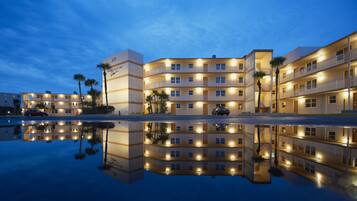 Front of property – evening/night