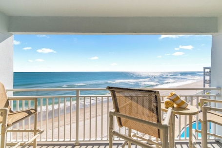 Penthouse Two-Bedroom Apartment - Oceanfront - Unit 443 | Balcony view. Paradise Beach Club - Oceanfront and Penthouse Deluxe Condos with Heated Pool