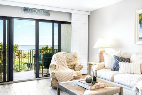 Sandcastles - Cocoa Beach Oceanfront Condos with Heated Pool Tennis Pet-Friendly