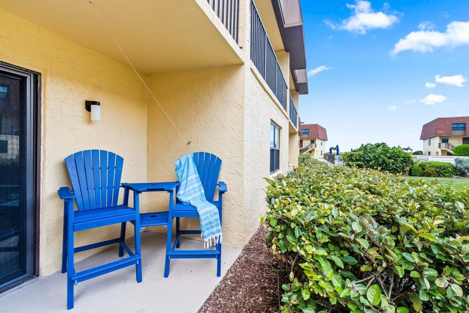 Lejlighed (2 Bedrooms) | Terrasse/gårdhave