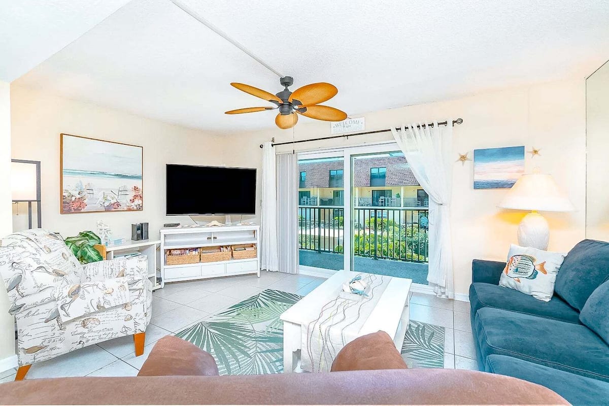 Appartement (2 Bedrooms) | Aire de séjour | Téléviseur à écran plat, lecteur de DVD