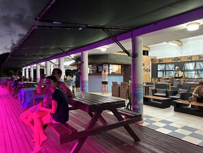 Terrace/patio - Litia Sini Beach Fales (Lalomanu)