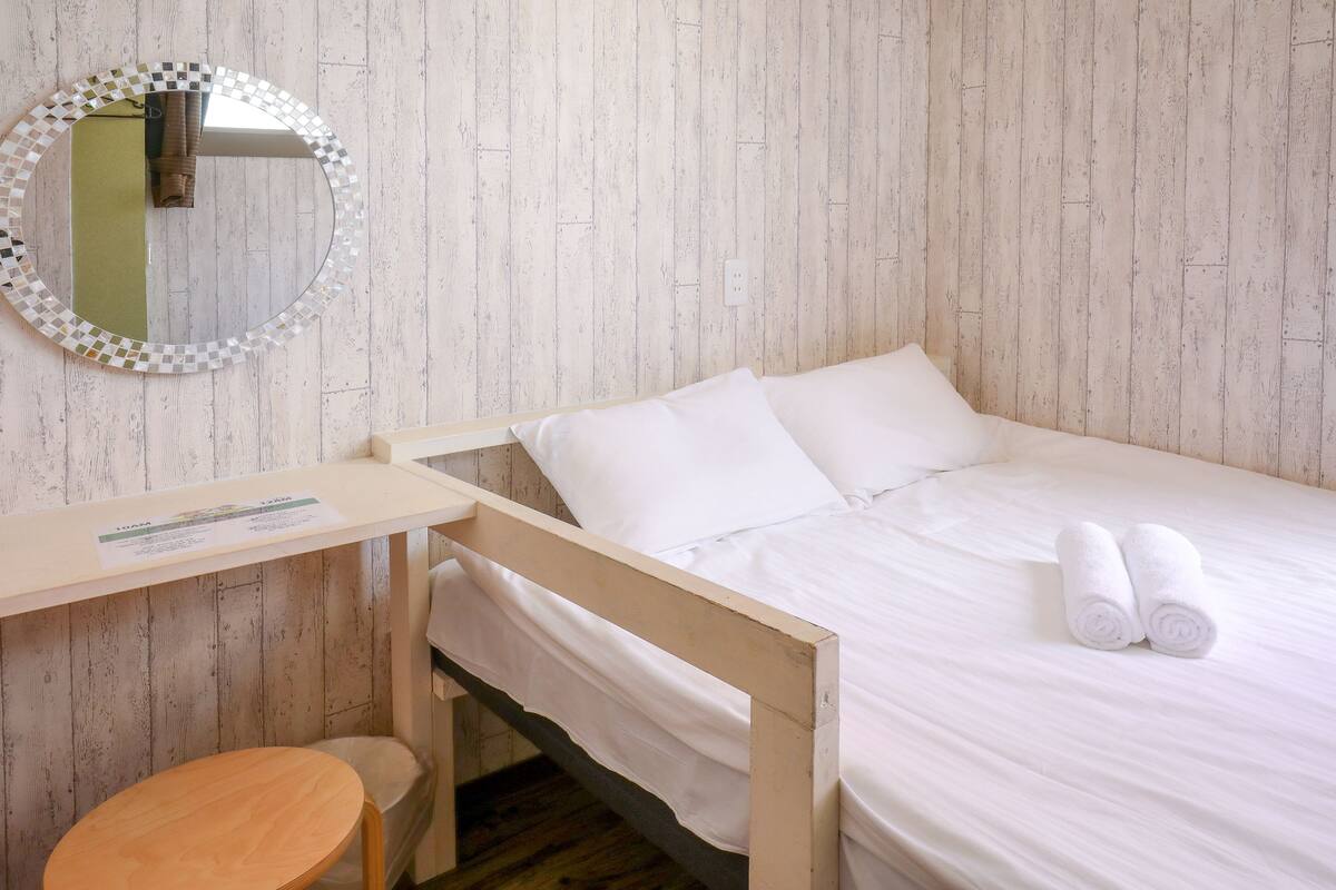 Standard Double Room, Non Smoking, Shared Bathroom | In-room safe, blackout drapes, WiFi (free)