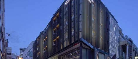 Front of property - evening/night