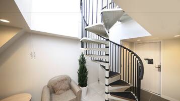 Penthouse Maisonette Family Suite - Non Smoking (2 Semi-double) Extra Bed for 3rd Adults and More | Staircase