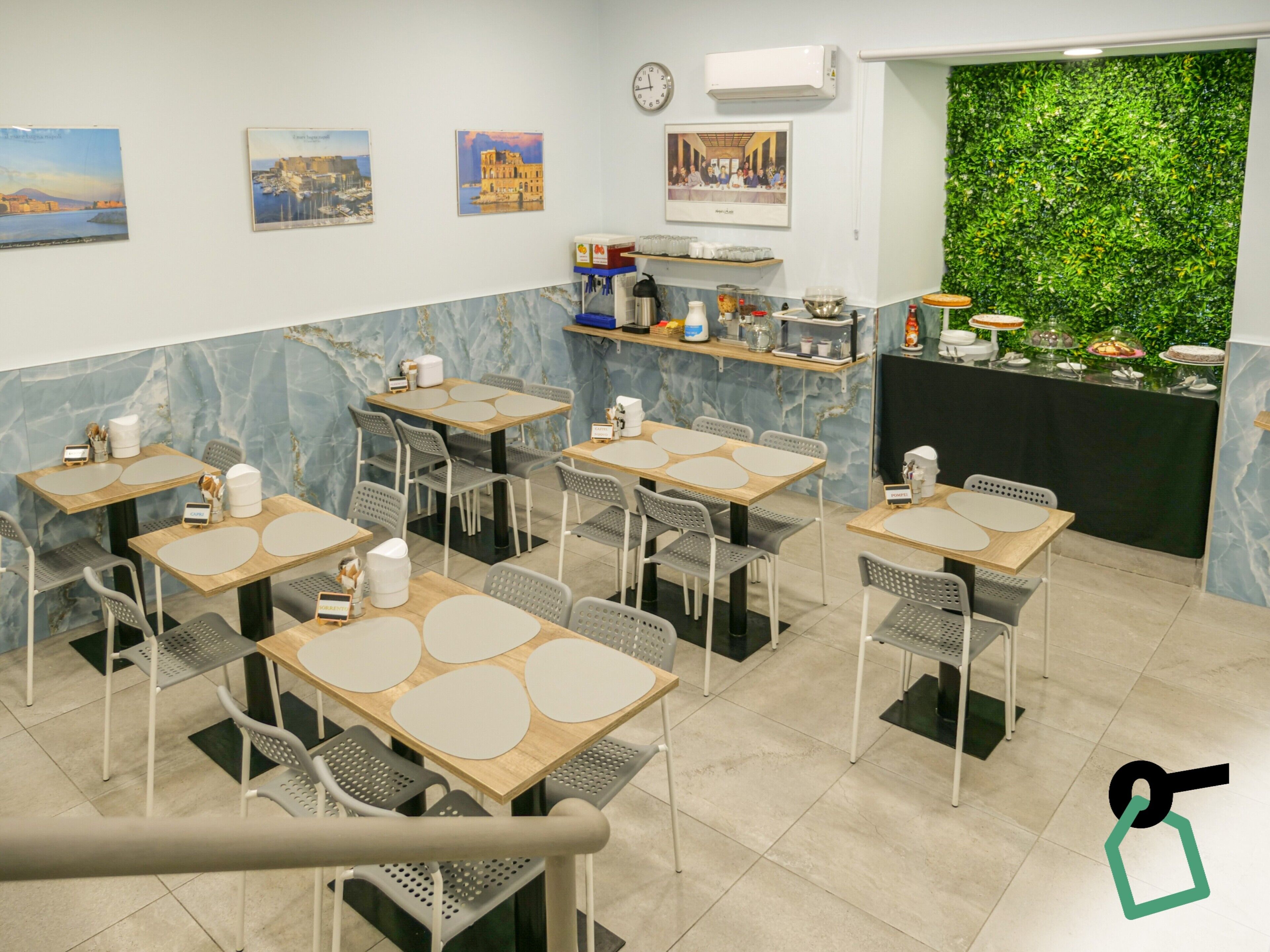 Daily buffet breakfast (EUR 9 per person)