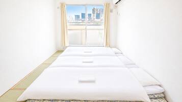 Japanese Style Room with Shared Bathroom (3 Persons) | Soundproofing, iron/ironing board, free WiFi