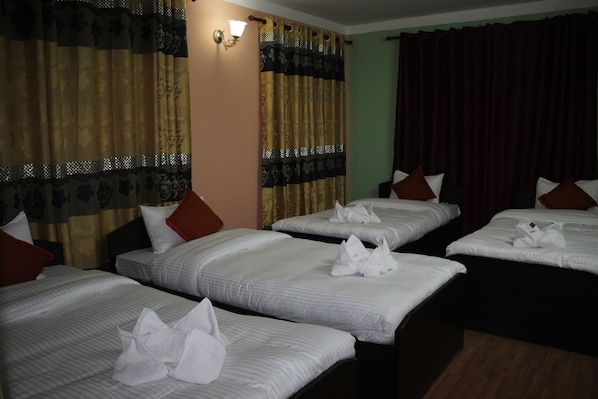 In-room safe, desk, iron/ironing board, rollaway beds