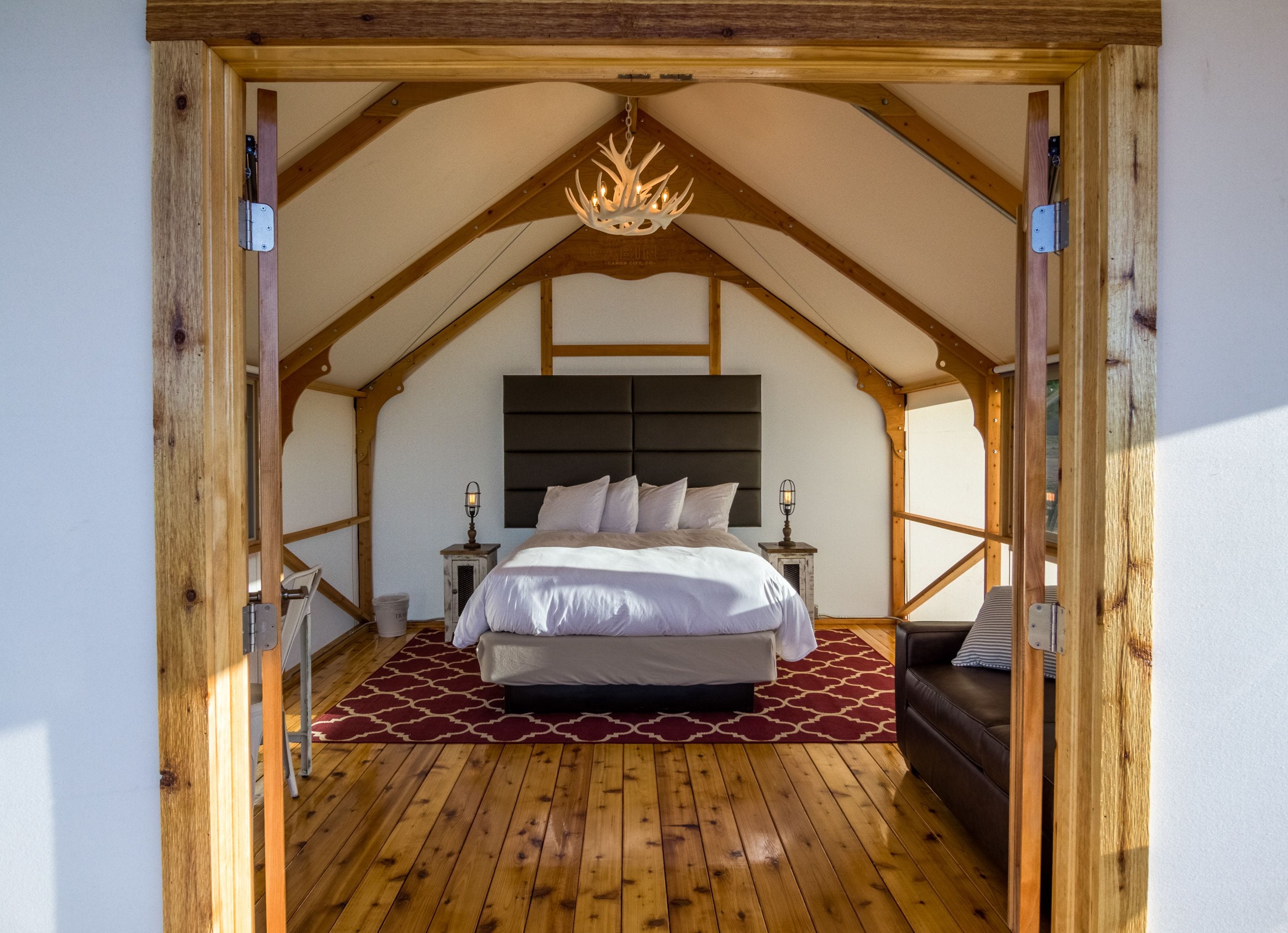 Comfort-Zelt, 1 Queen-Bett, Terrasse, Bergblick | Ausblick vom Zimmer