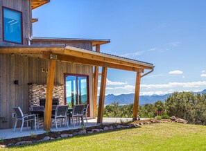 Luxury Cabin, 2 Bedrooms, Kitchenette, Mountain View | Terrace/patio - Royal Gorge Cabins (Canon City)