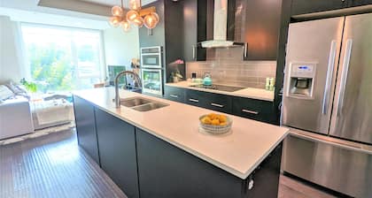 Monki Di Executive Suites - GLAS - Luxury Inner City Home 3 min to Downtown w Private Rooftop Patio Fireplace