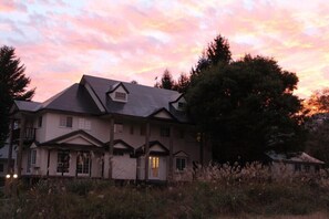 Front of property – evening/night