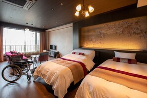 Habitación Confort con 2 camas individuales, para no fumadores (Universal 5F) | Wifi gratis y ropa de cama 