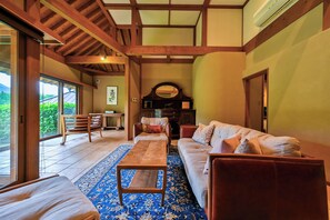 Accessible Japanese Western Style Room with Mountain View, SEKICHIKU | In-room safe, individually decorated, individually furnished, desk