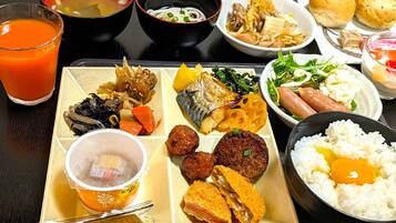Dagelijks ontbijtbuffet (JPY 1000 per persoon)