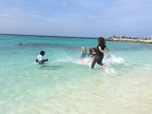 Private beach nearby