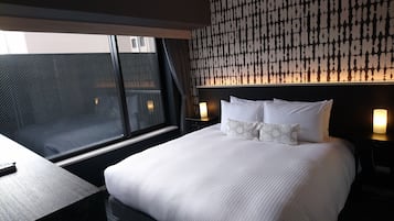 Down duvets, pillow-top beds, individually decorated