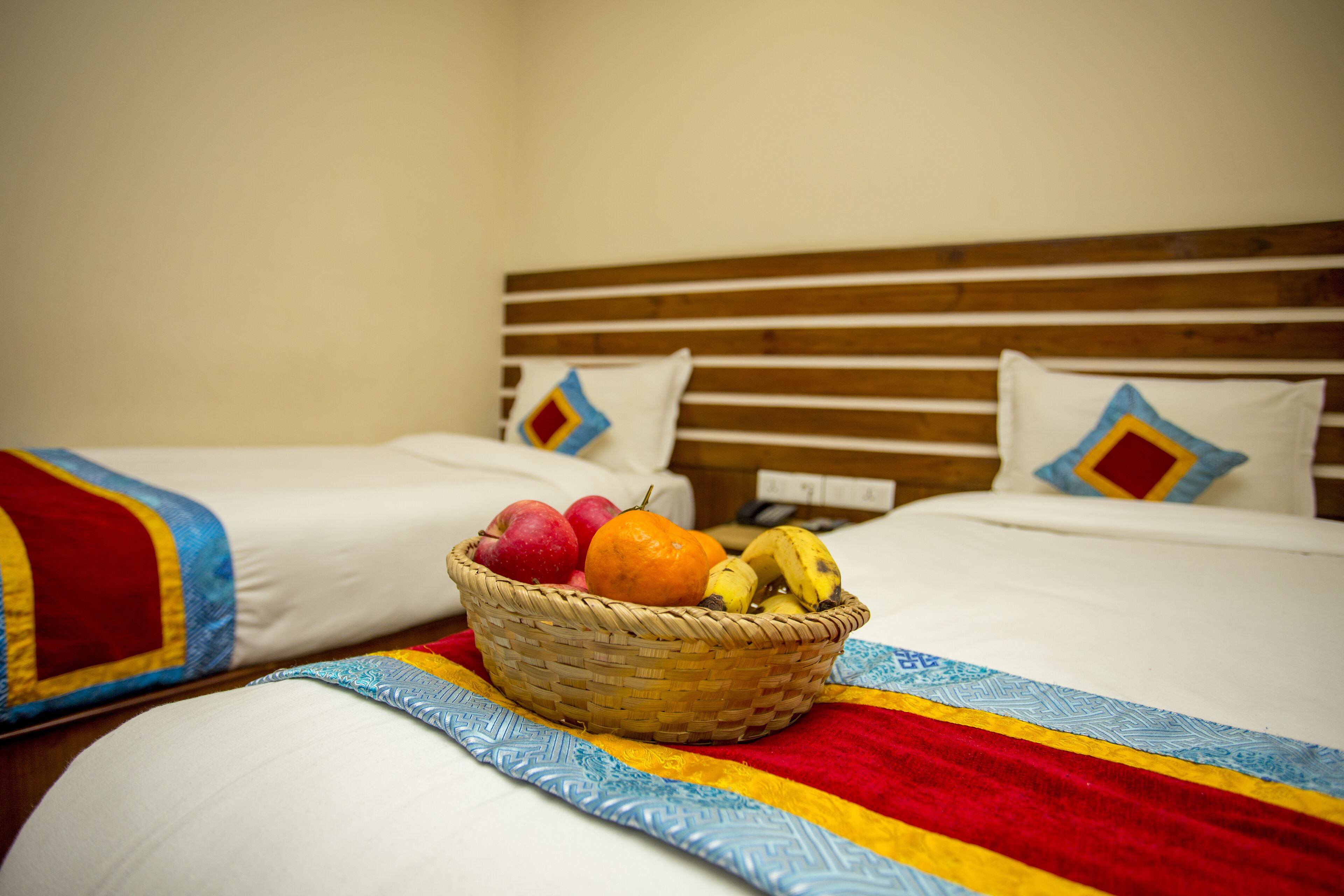 standard double room | memory-foam beds, in-room safe, individually decorated