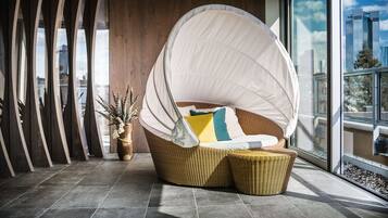 Een sauna, een stoombad