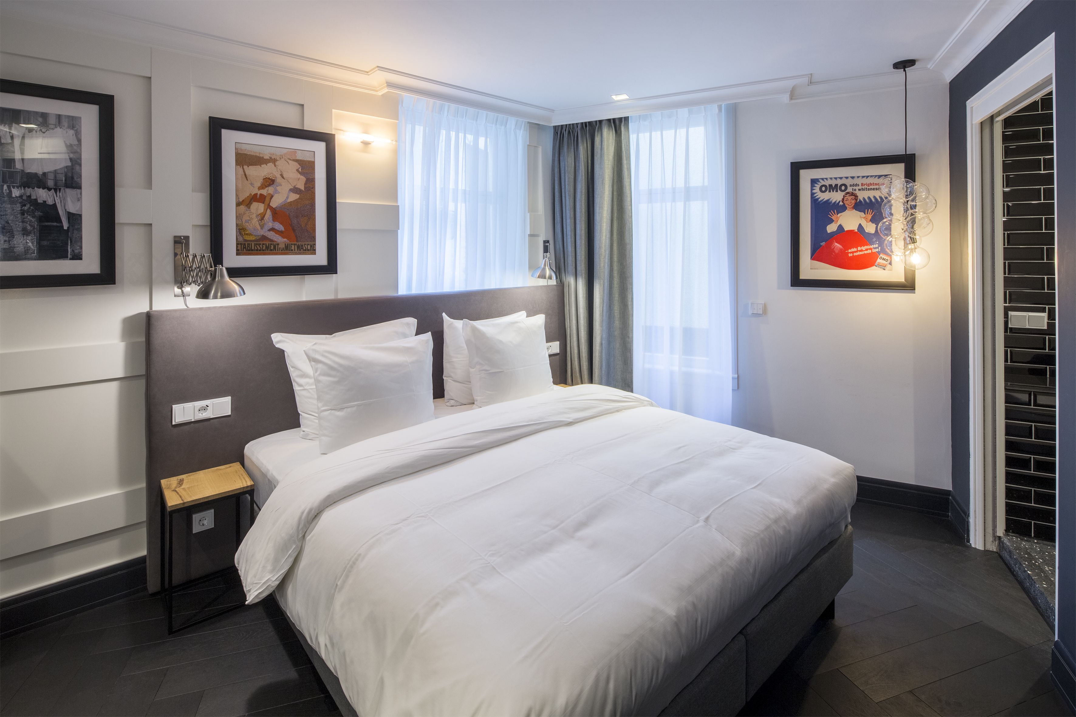 deluxe double room | premium bedding, down duvets, in-room safe, desk
