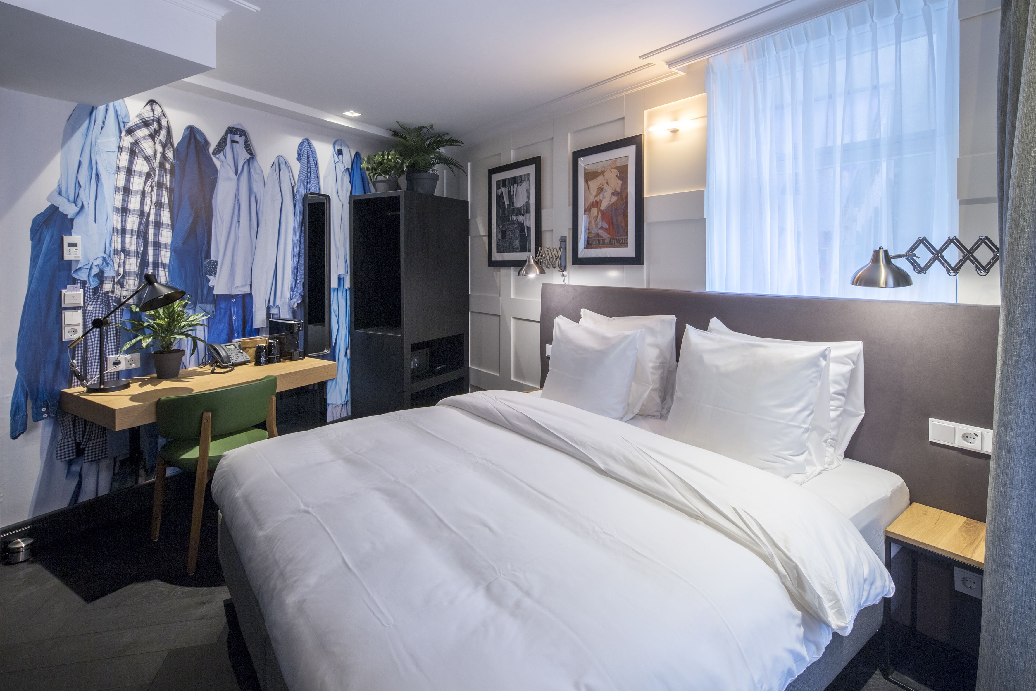 deluxe double room | premium bedding, down duvets, in-room safe, desk
