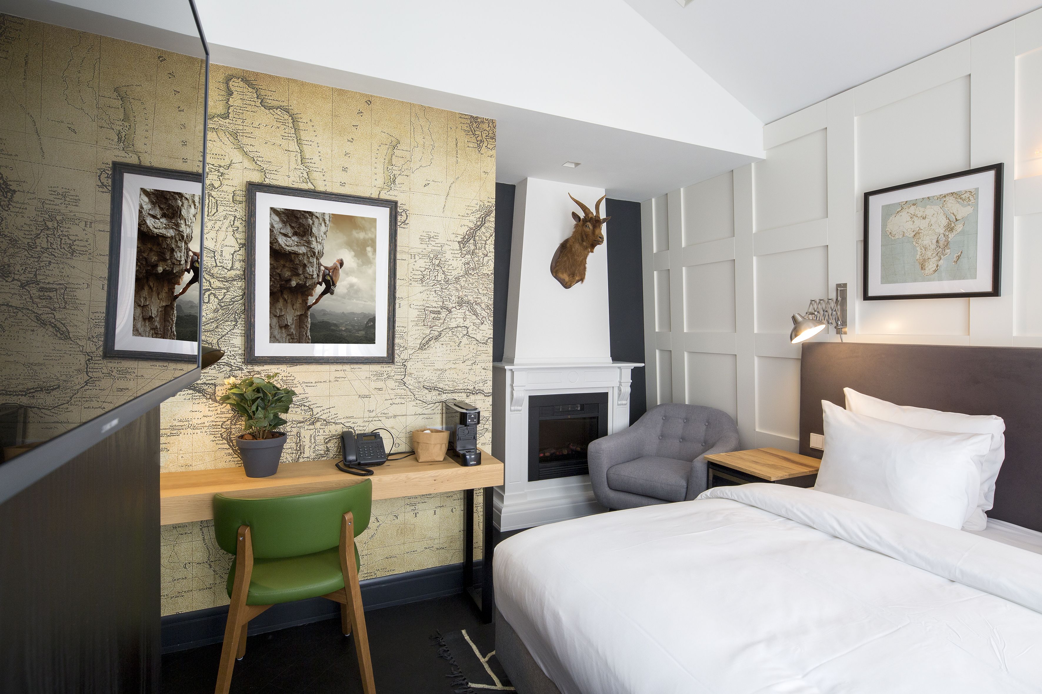 deluxe double room | premium bedding, down duvets, in-room safe, desk