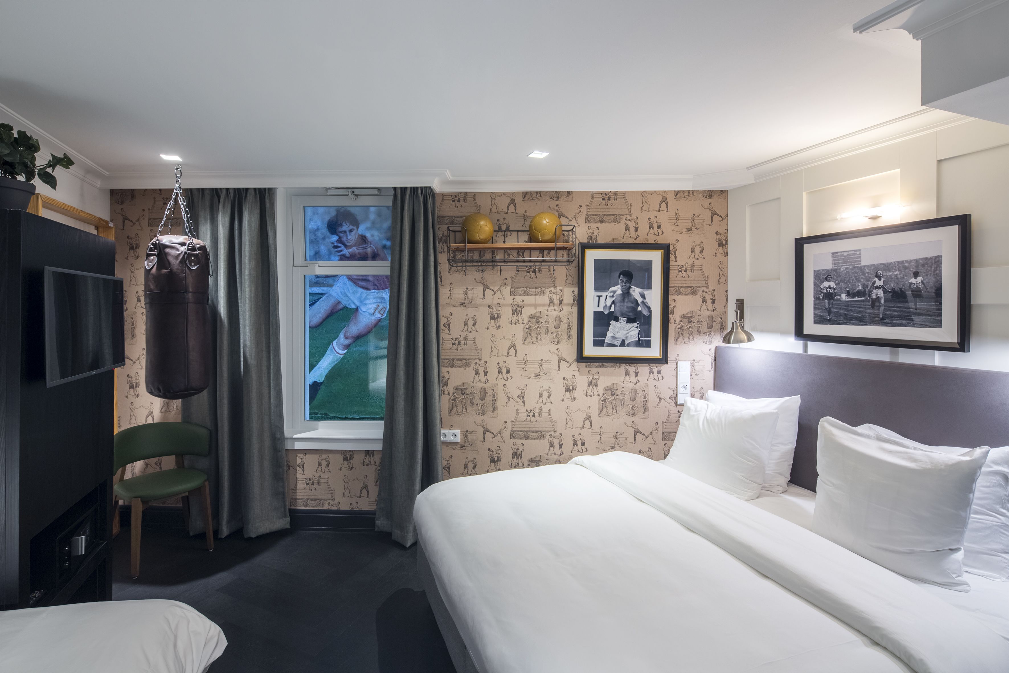 deluxe cellar triple room | premium bedding, down duvets, in-room safe, desk