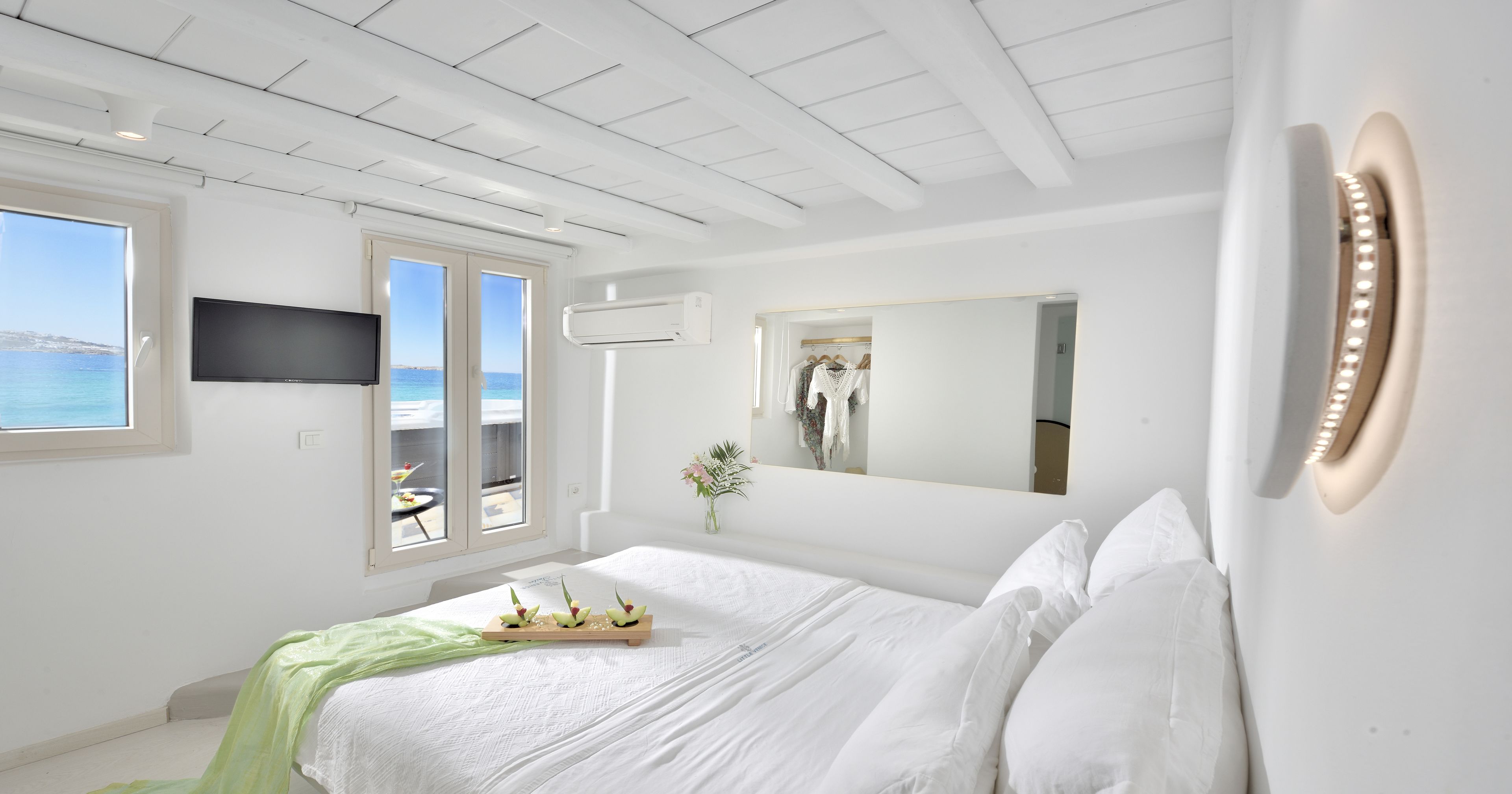 Villa (Little Venice-Outdoor Jetted Tub) | Sengetøy av topp kvalitet, safe på rommet og lydisolert