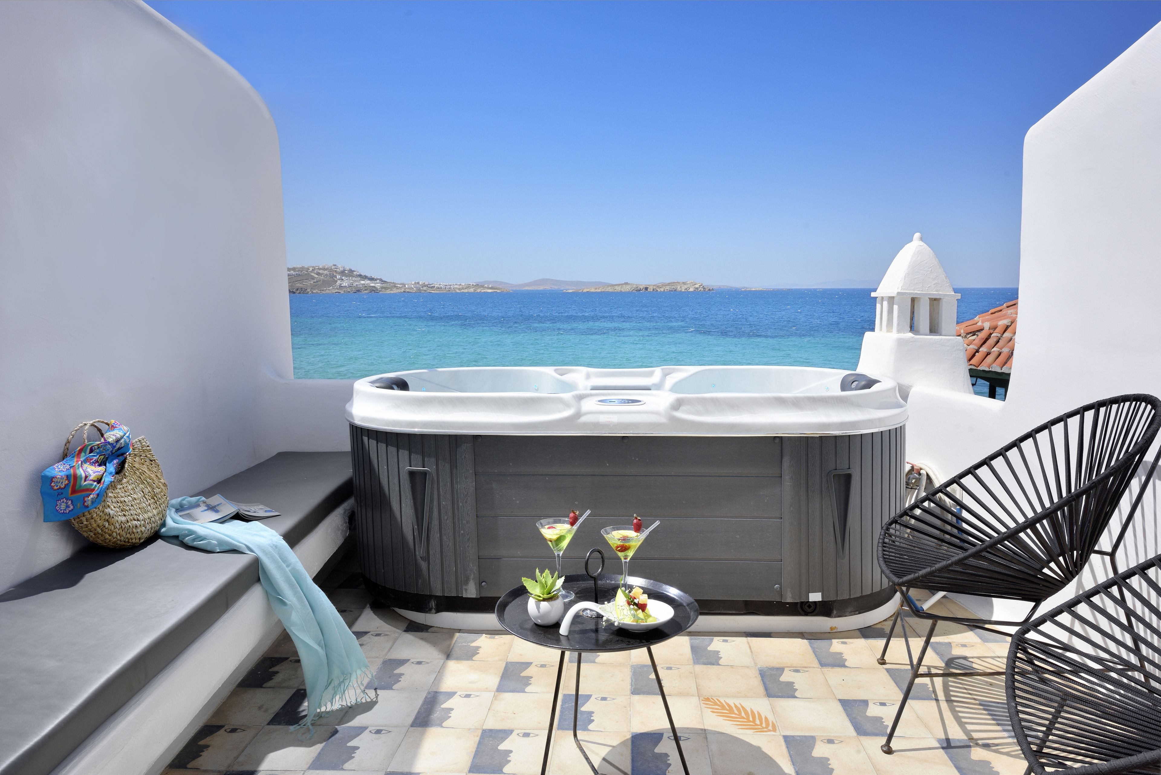 Villa (Little Venice-Outdoor Jetted Tub) | Terrasse/patio