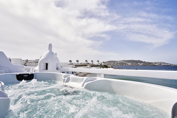 Suite Junior, vue mer (Outdoor Jetted Tub) | Terrasse/Patio