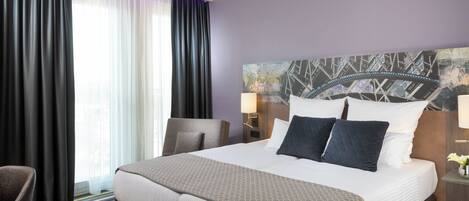 Comfort Twin kamer | Een kluis op de kamer, een bureau, geluiddichte muren, gratis wifi