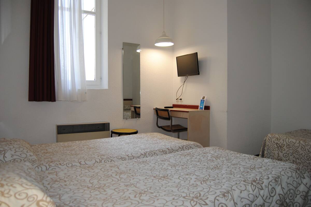 Triple Room | Premium bedding, in-room safe, desk, blackout curtains