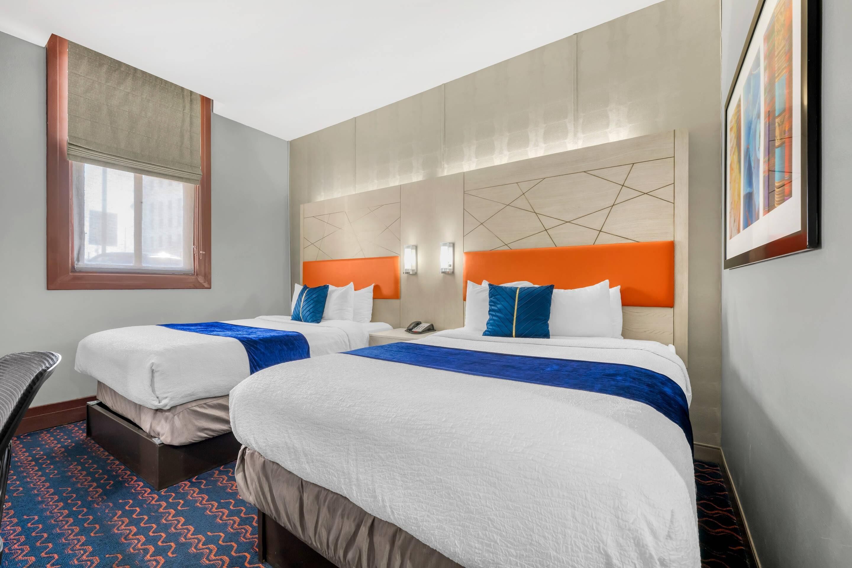 Premium bedding, in-room safe, desk, laptop workspace