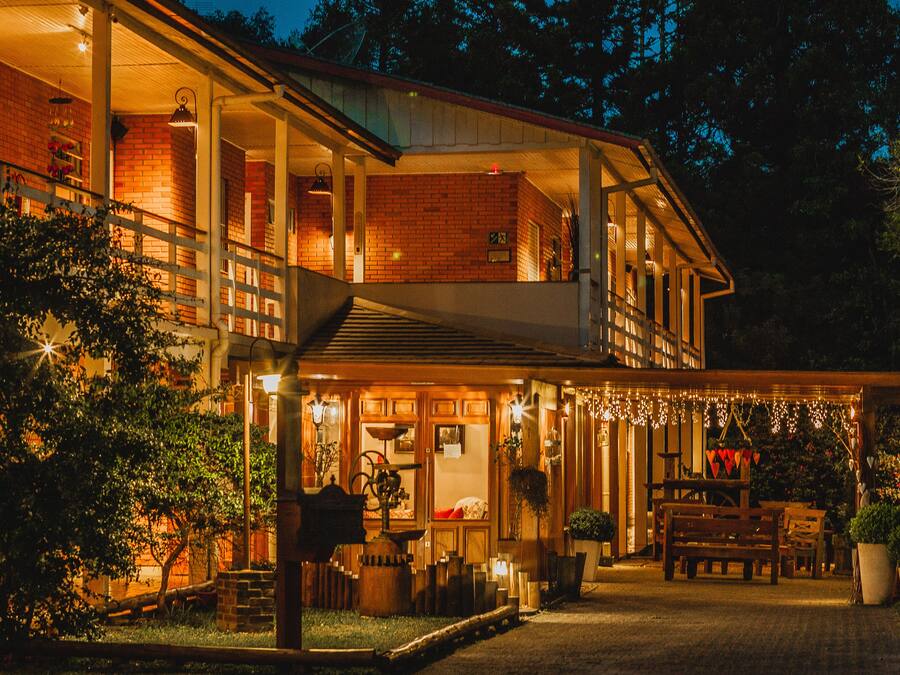 Front of property – evening/night